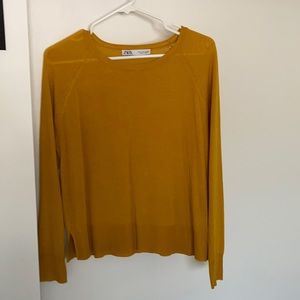 Zara gold/mustard sweater